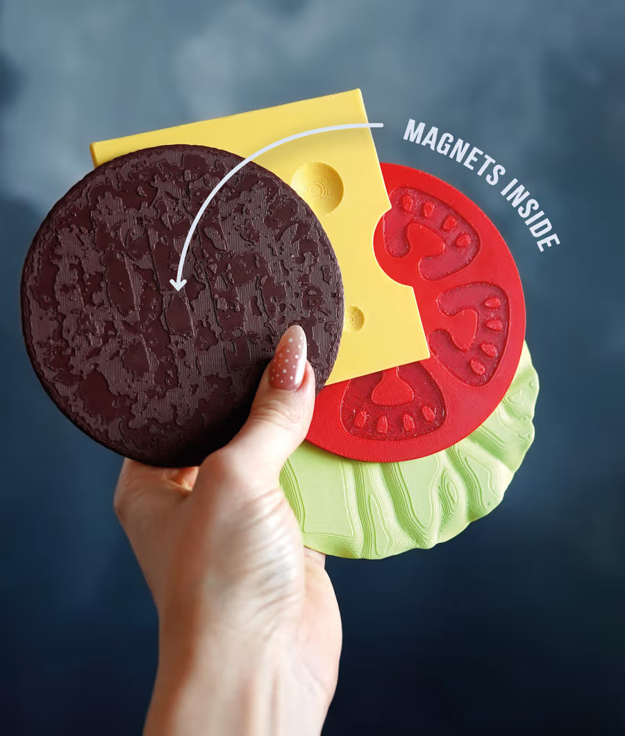 Ensemble de sous-verres Cappy-Burger