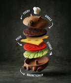 Ensemble de sous-verres Cappy-Burger