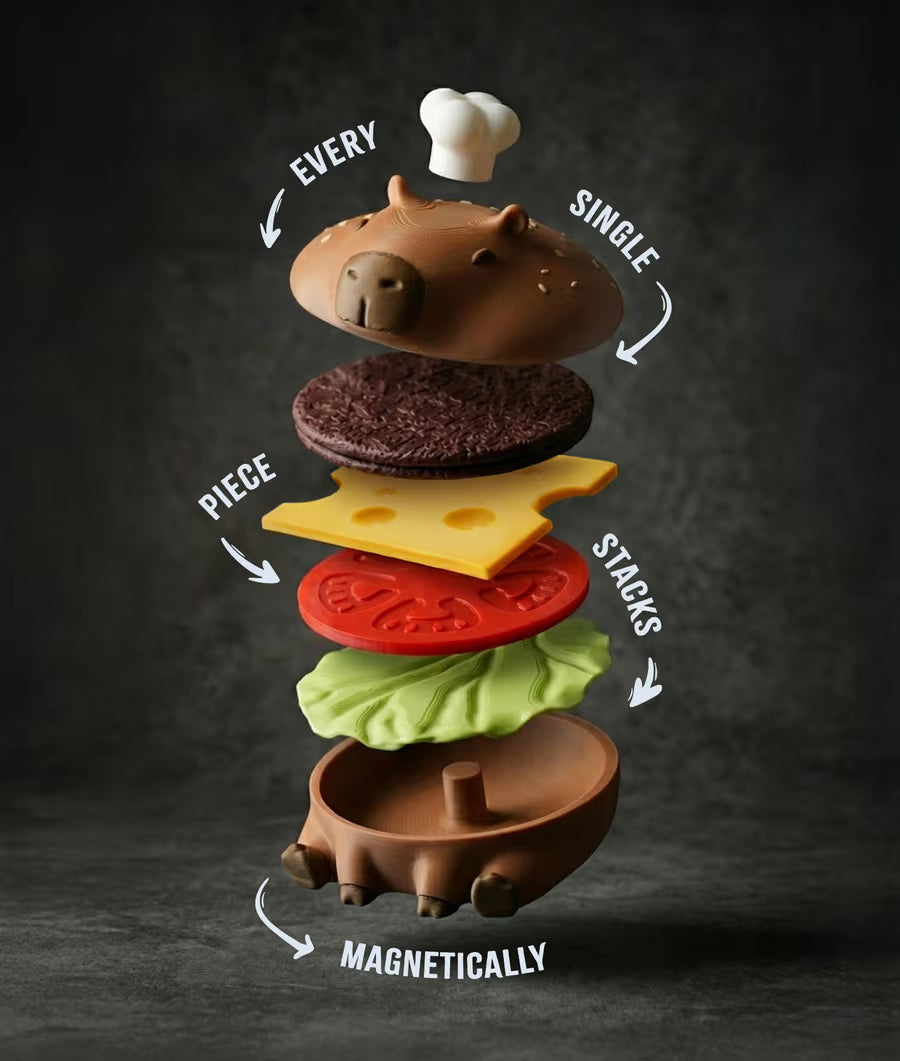Cappy-Burger - Coaster Set