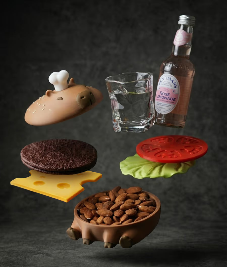 Ensemble de sous-verres Cappy-Burger